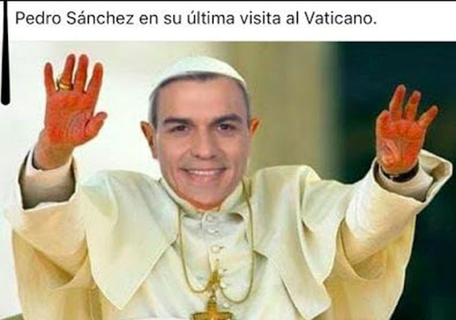 Pedro Sánchez, en el Vaticano