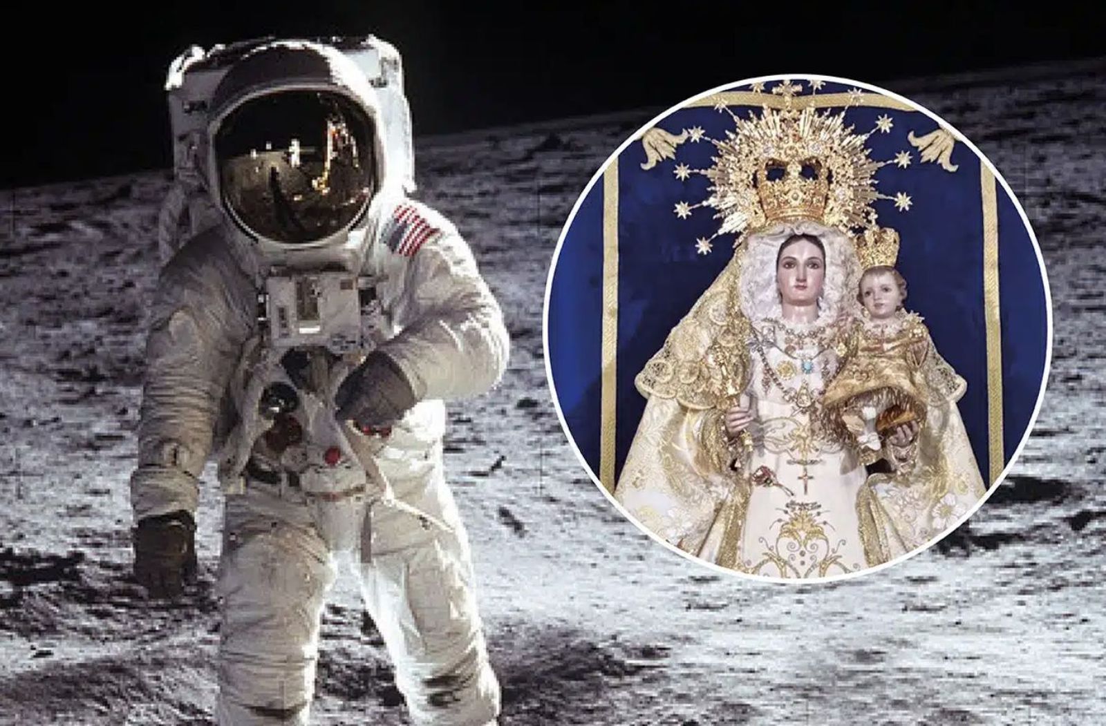 La 'Virgen de la Luna', ¿patrona de los astronautas?