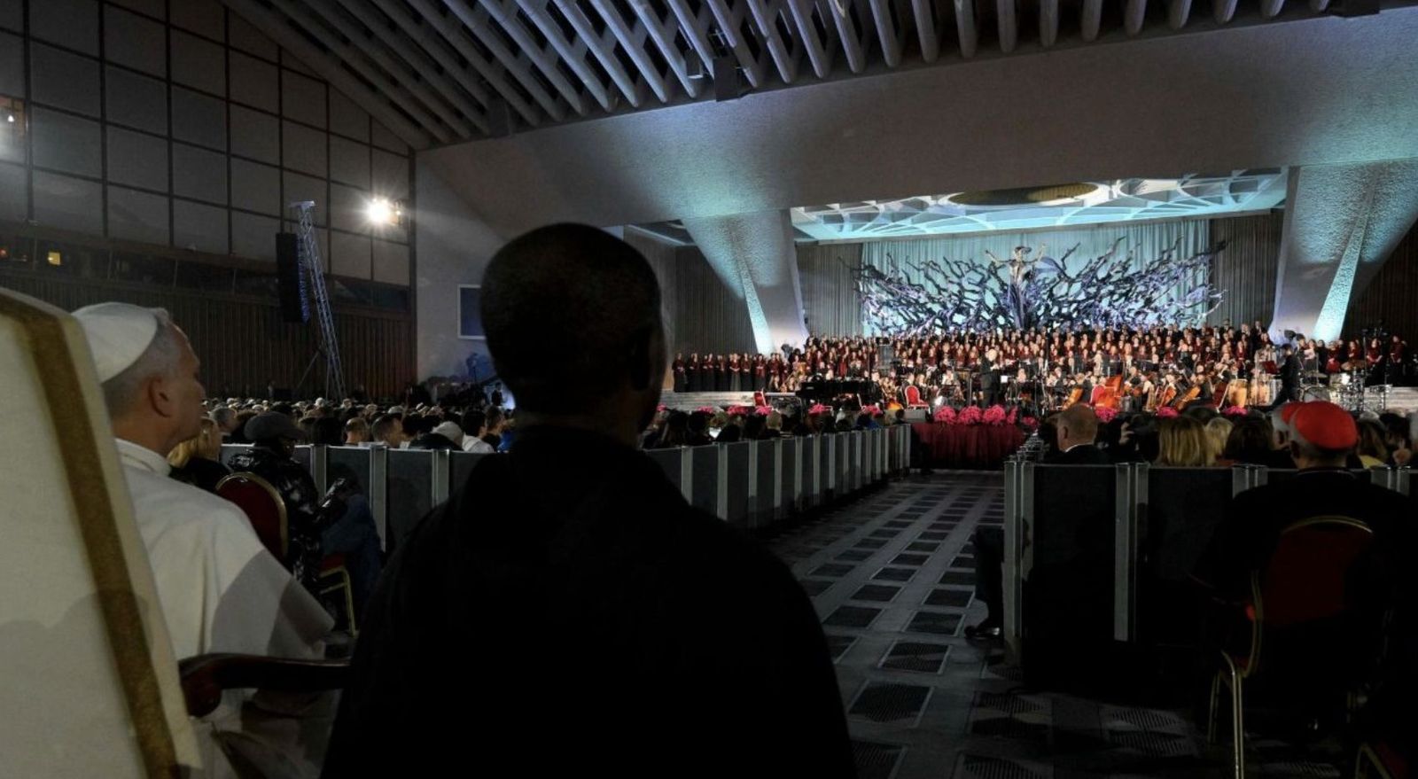 León XIV en el concierto