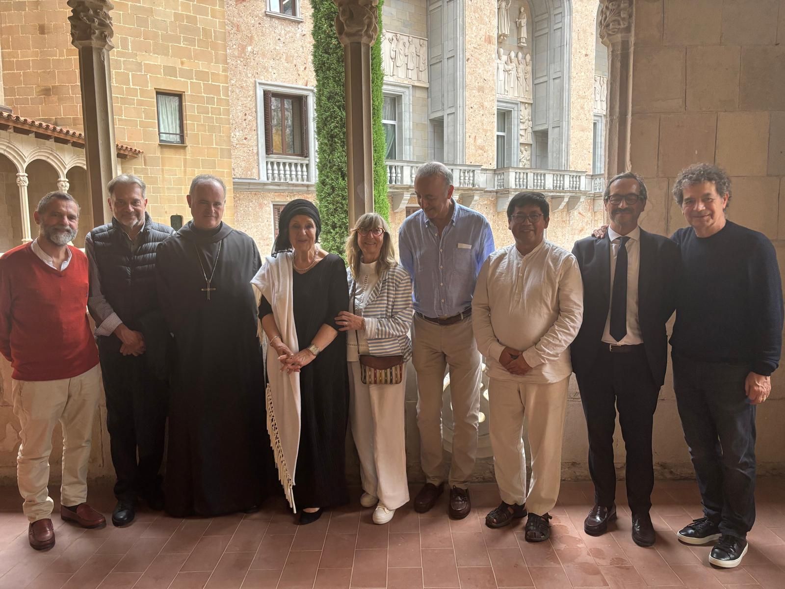 Entrega manuscritos Abadía de Monserrat