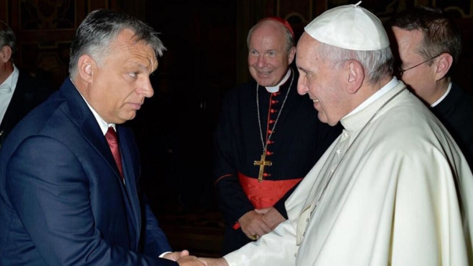 El Papa y Víctor Orban
