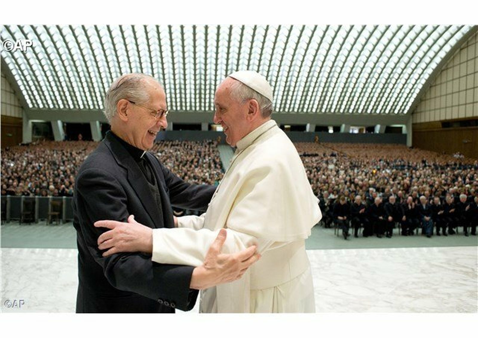 El Papa, con Adolfo Nicolás