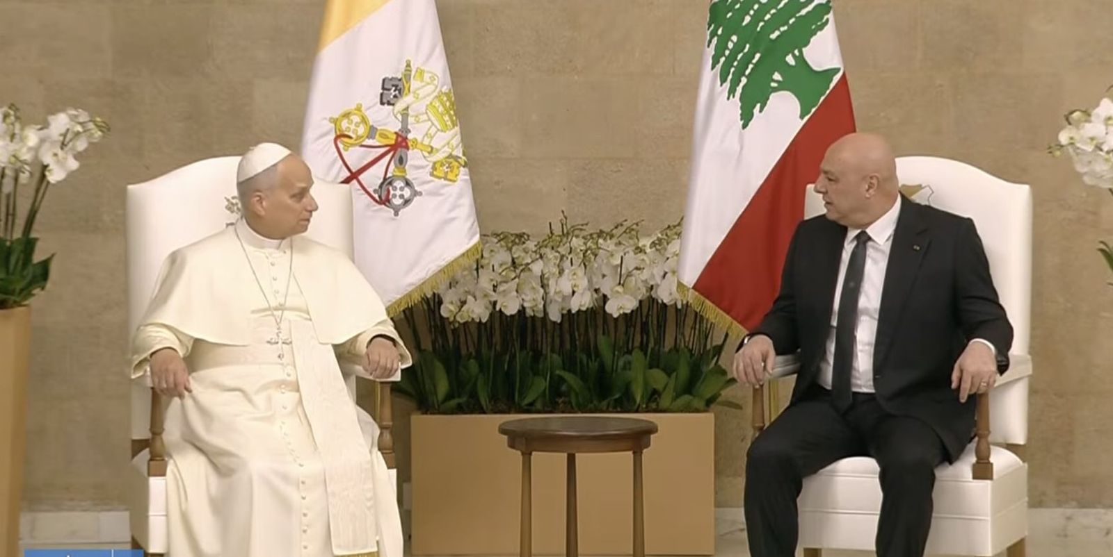 Encuentro entre el Papa y el presidsente de la República