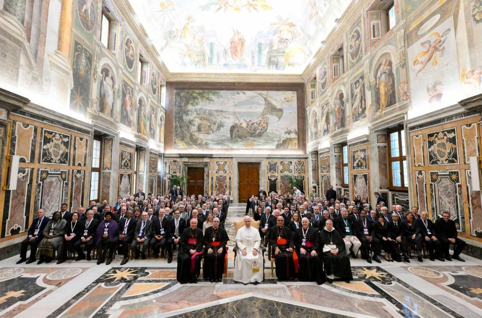 El Papa, con los miembros de la Academia Pontificia para la Vida