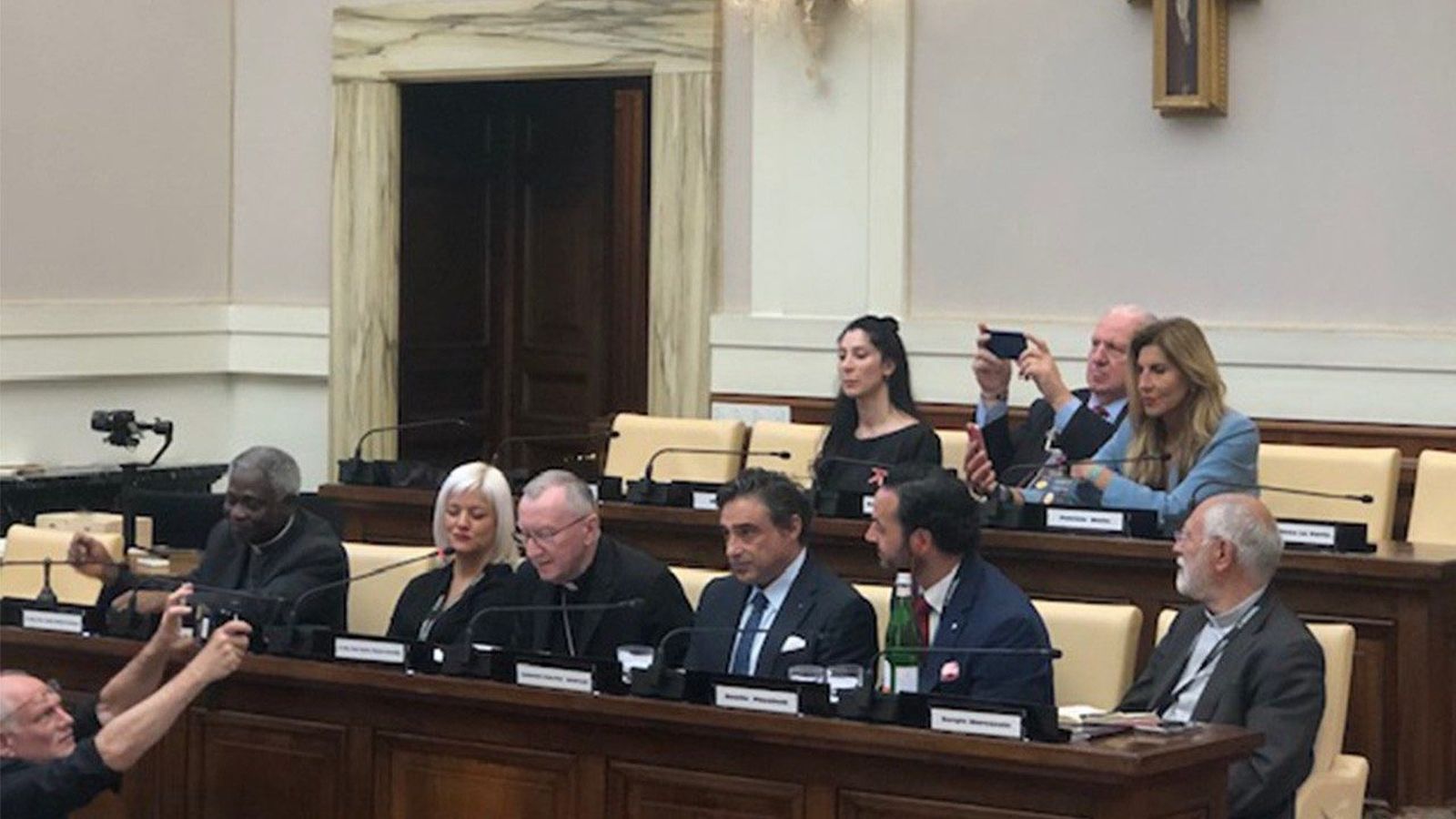Parolin durante su intervención