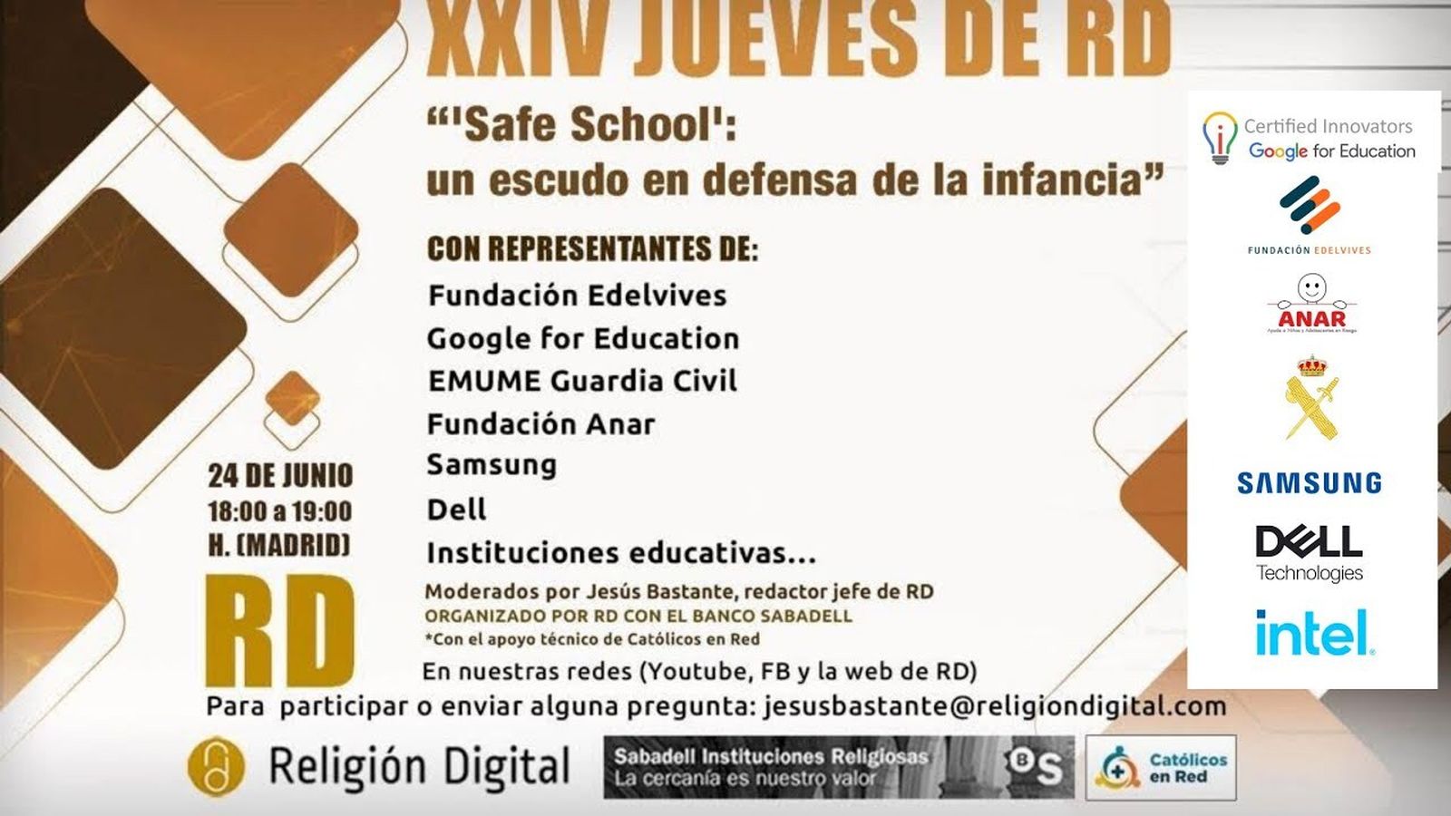'SafeSchool': un escudo en defensa de la infancia, a debate en los XIV Jueves de RD