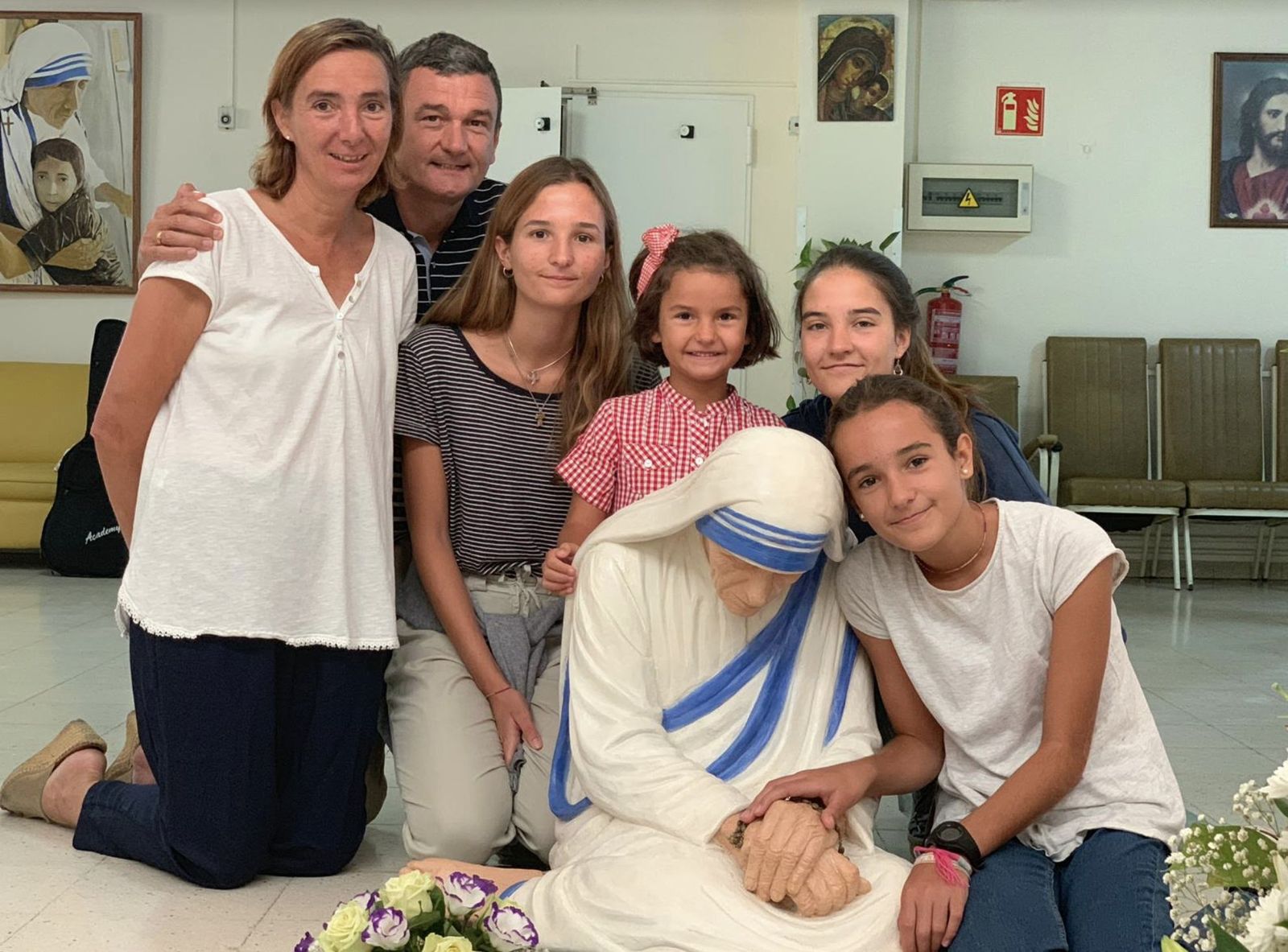 Francisco José García -Roca y su familia