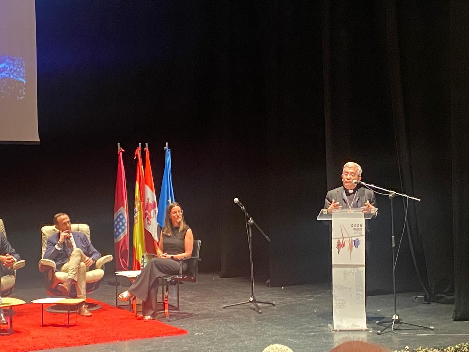 Luis Argüello, durante su intervención