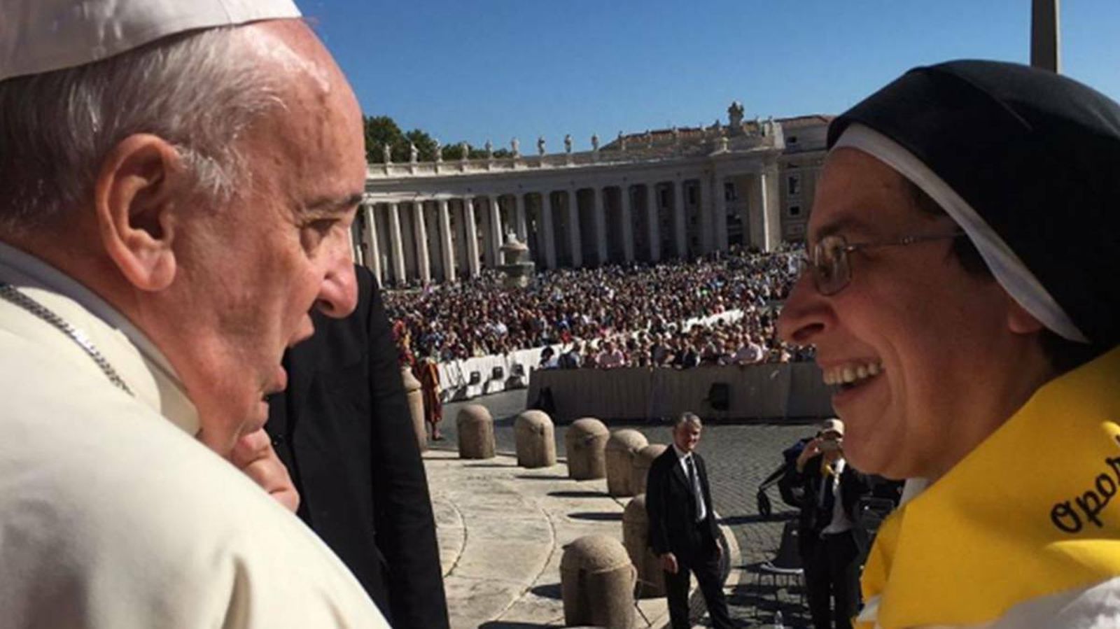 El Papa Francisco, con sor Lucía Caram