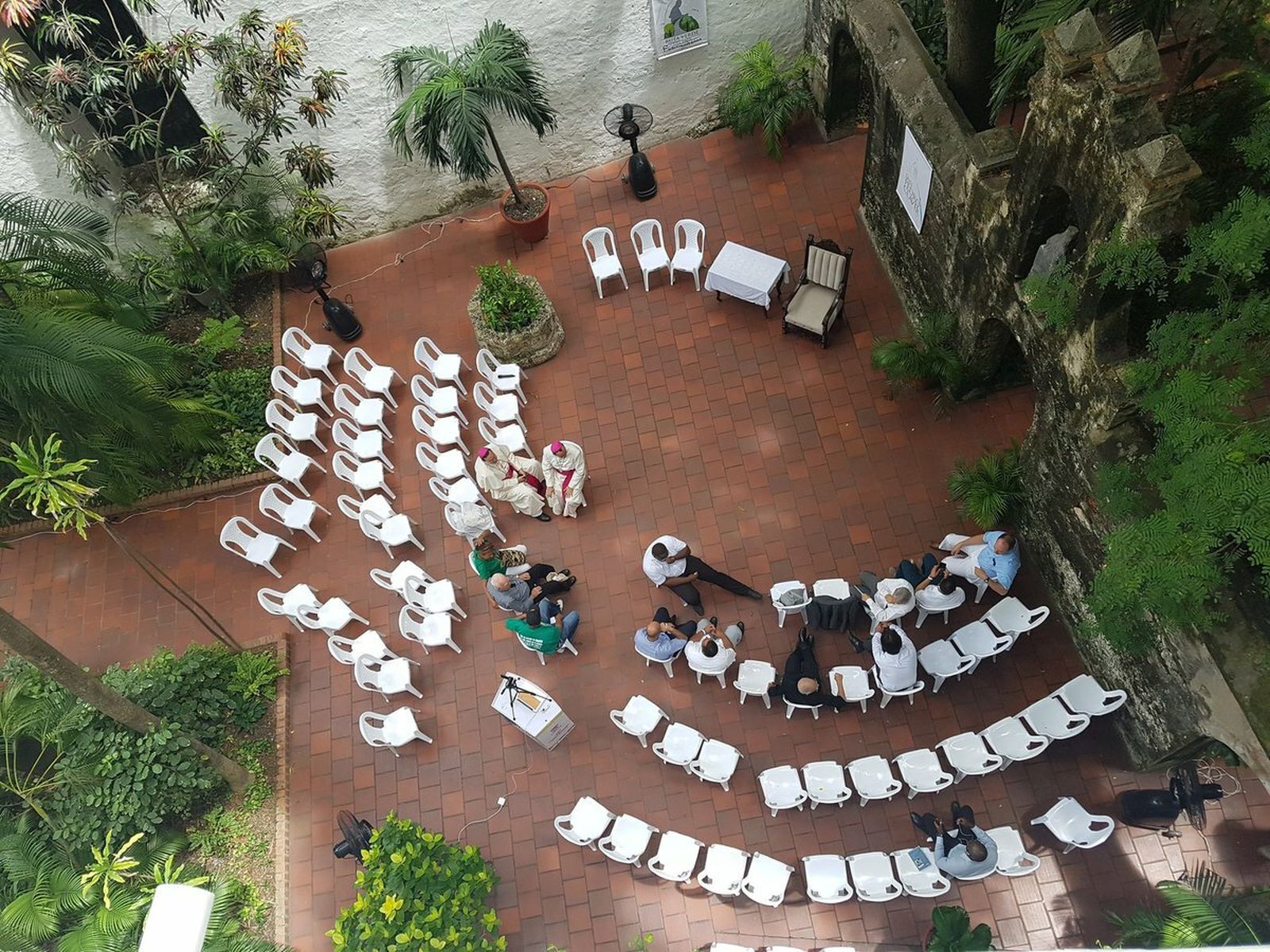 Aquí se encontraron los jesuitas con el Papa