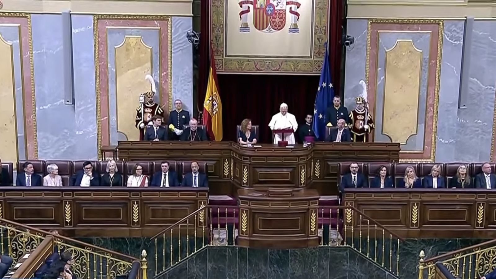 León XIV, en el Congreso