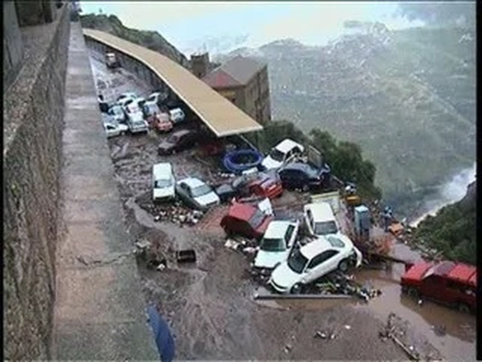 Los aguaceros en Montserrat