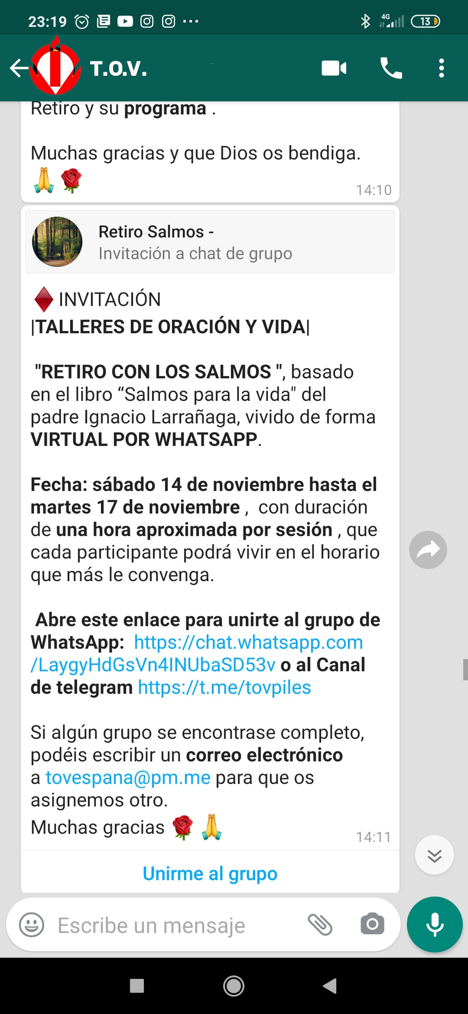 Lorena: “en nuestros grupos de WhatsApp hay Retiristas de hasta 37 países y de cuatro continentes distintos”