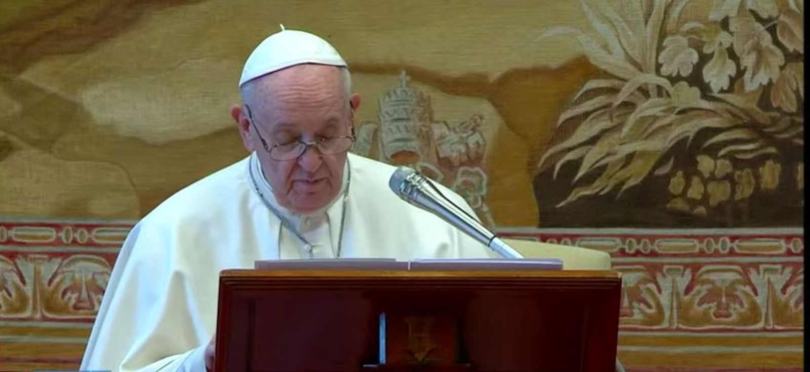 Francisco, durante su intervención