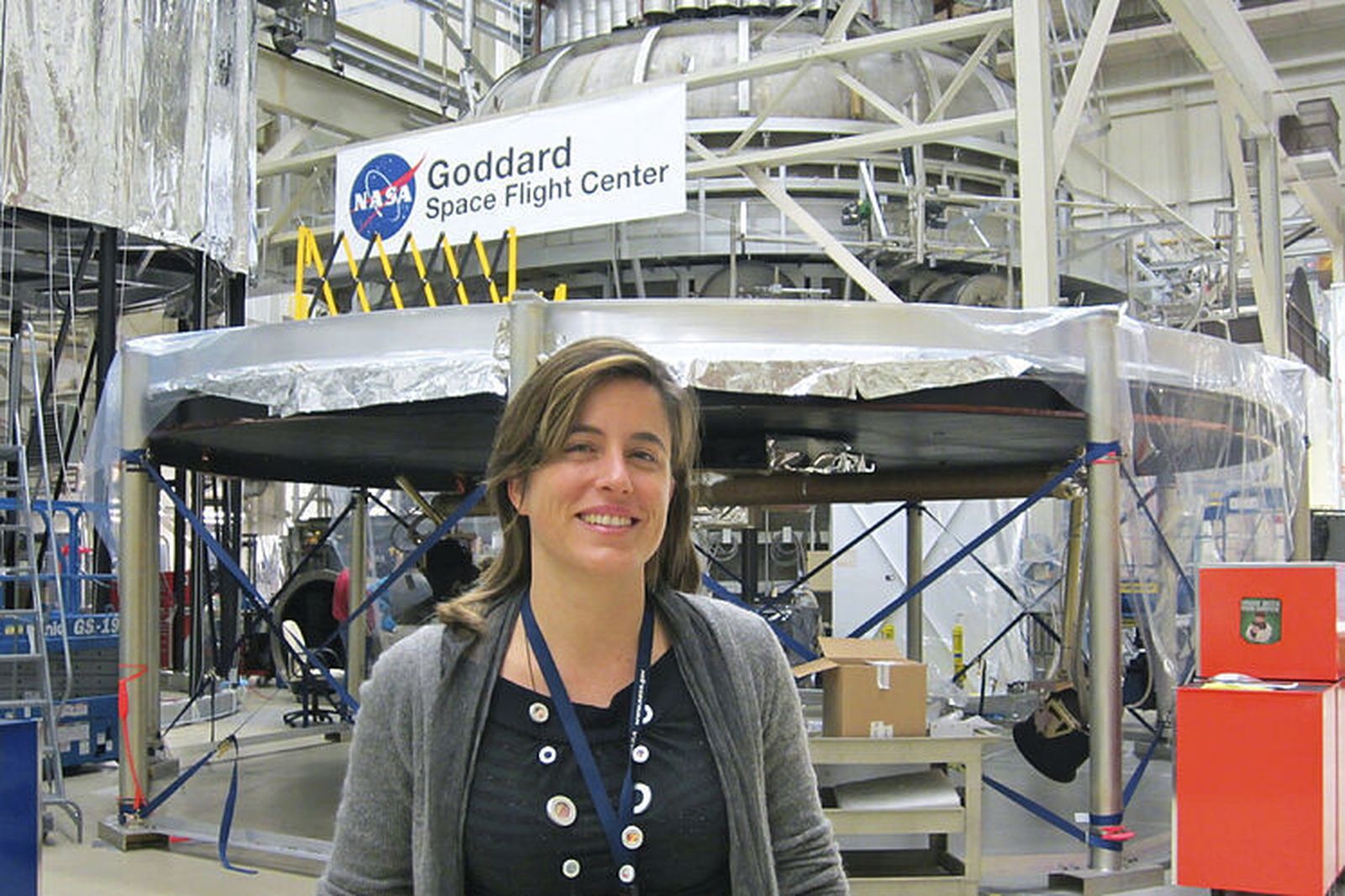 María José Viñas, en la NASA