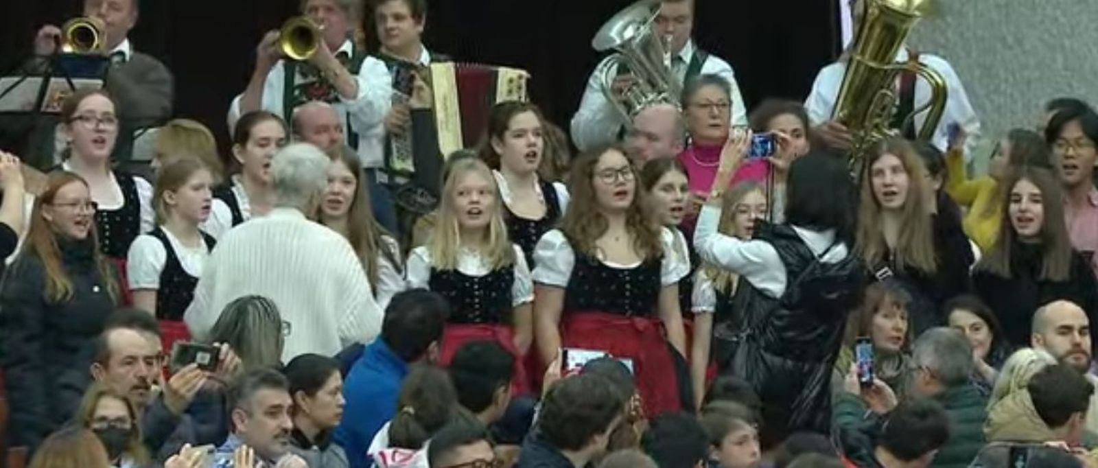 Música en la audiencia papal