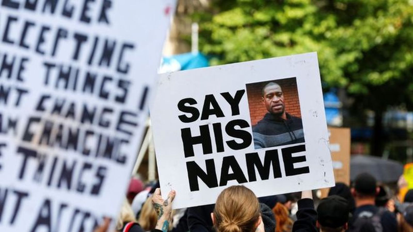 George Floyd murió a manos de un agente de policía estadounidense.