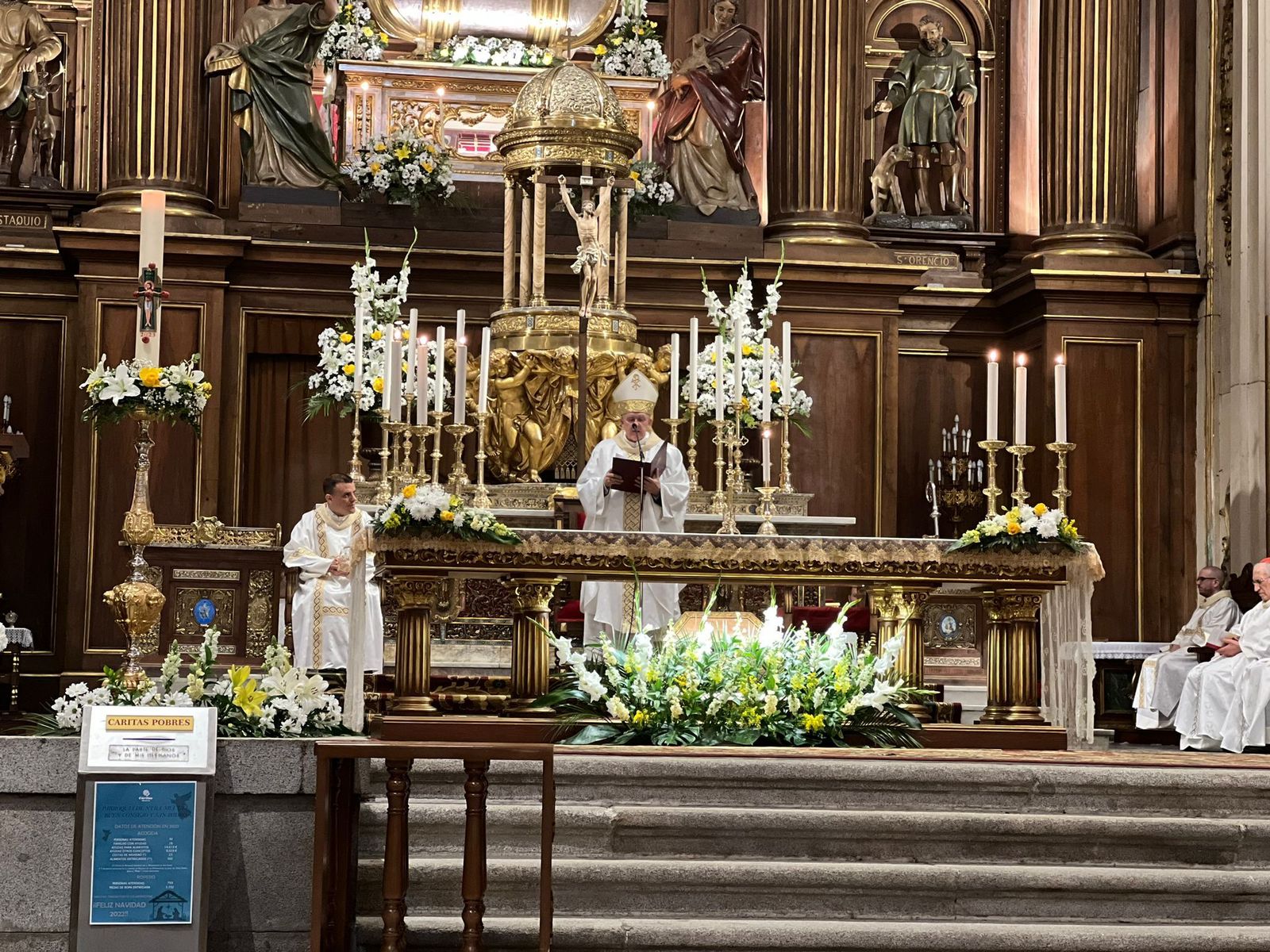 Osoro, durante su homilía en la Colegiata de San Isidro