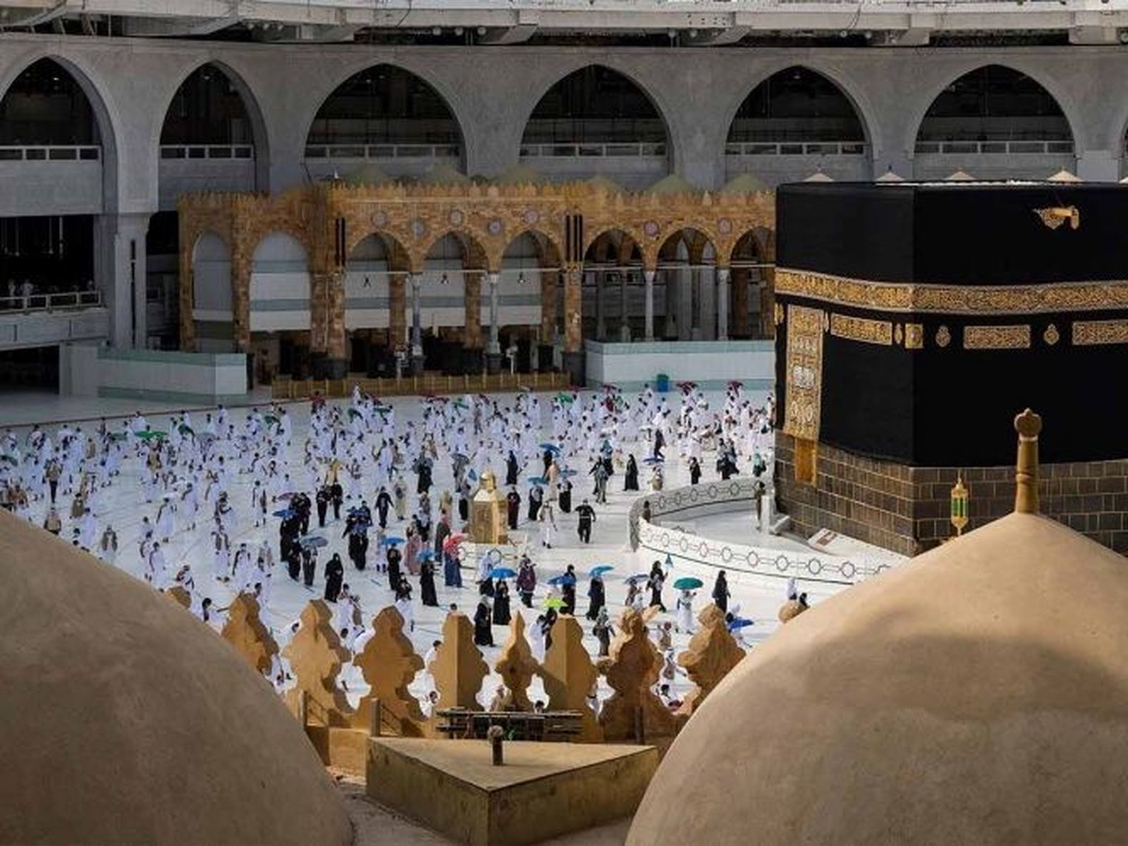 Tawaf de despedida alrededor de la Kaaba