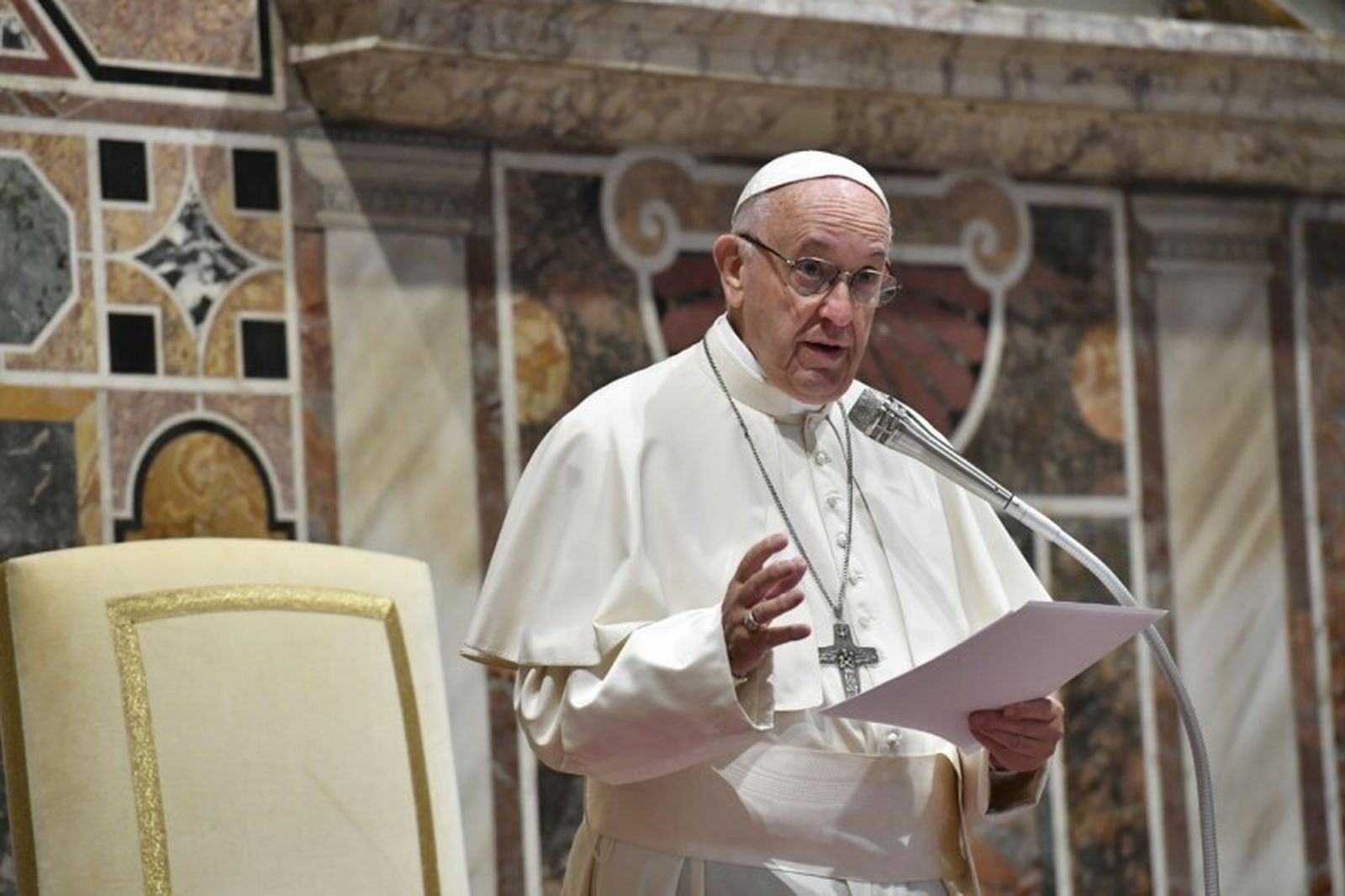 Audiencia del Papa Francisco con miembros de la FAO