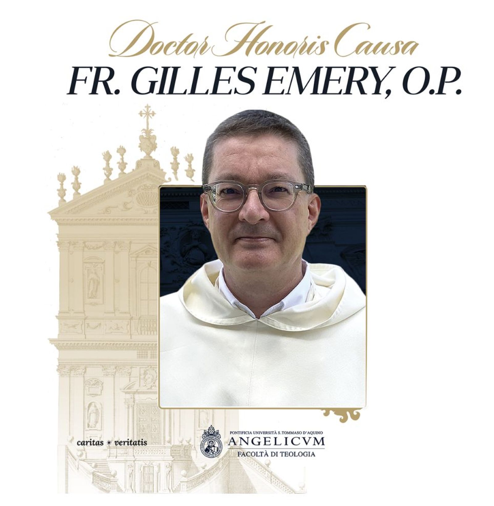 Honoris causa de Gilles Emery