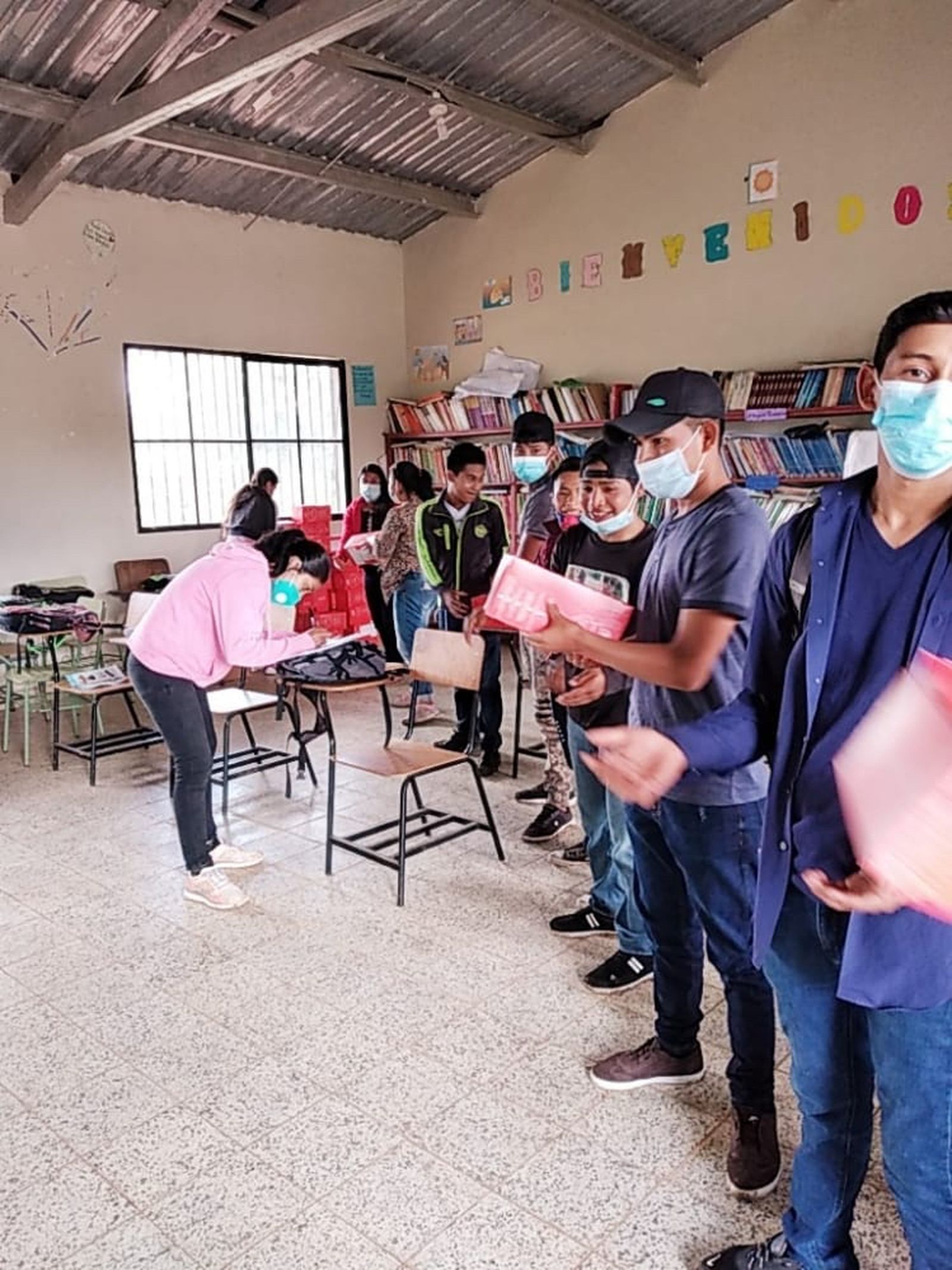 Llegada libros Tegucigalpa Honduras