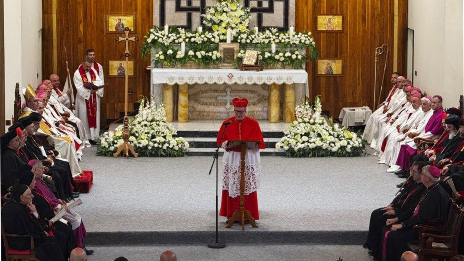 Discurso de Guguerotti en la toma de  posesión del patriarca caldeo