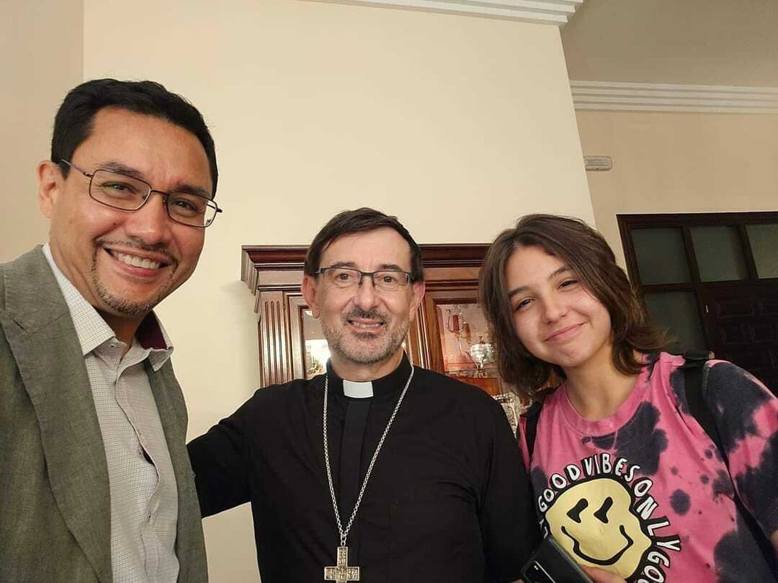 José Antonio Rosas, con el cardenal de Madrid