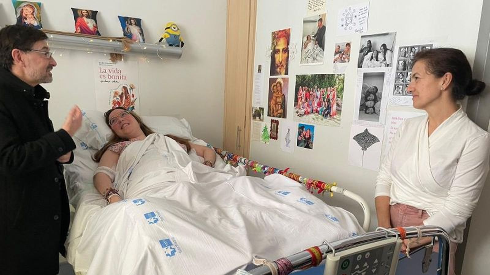 Don José Cobo en el Hospital Ramón y Cajal