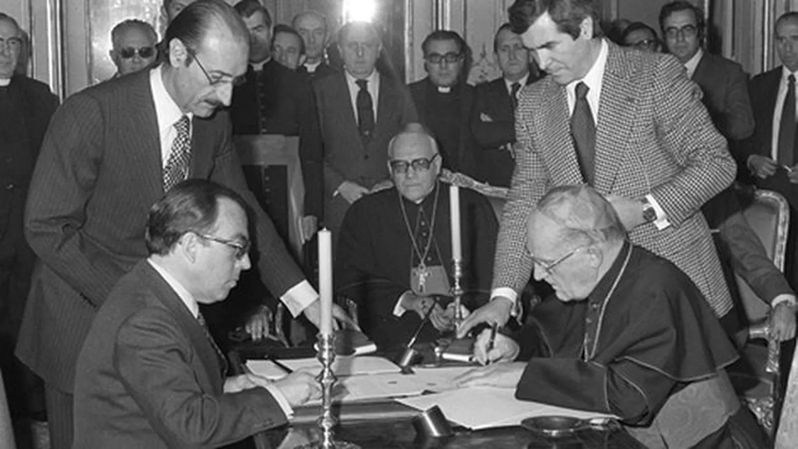 Firma de los acuerdos del Estado español-Santa Sede 1979