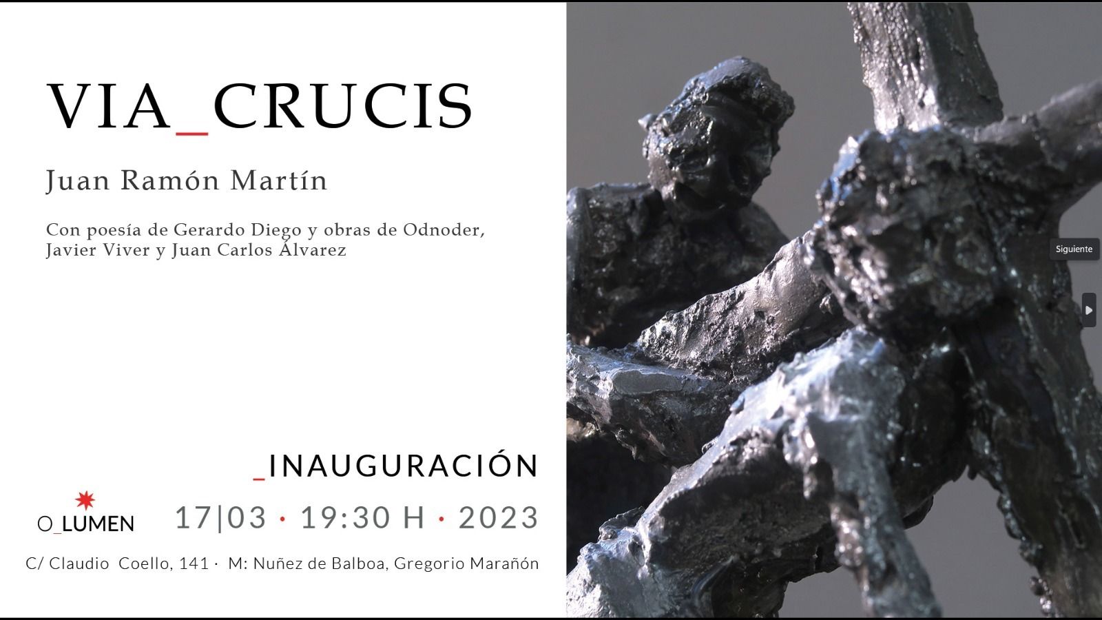 inauguracion via crucis olumen