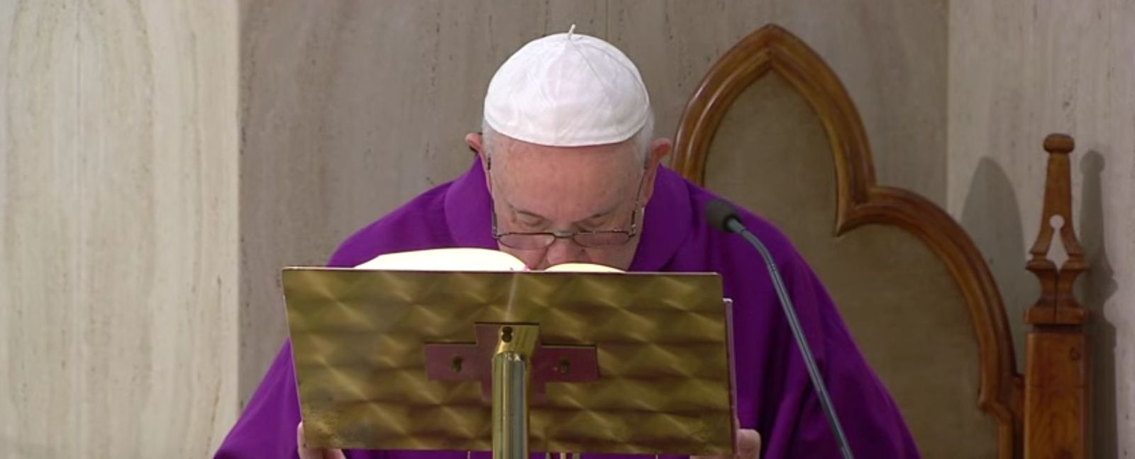 El Papa, en Santa Marta