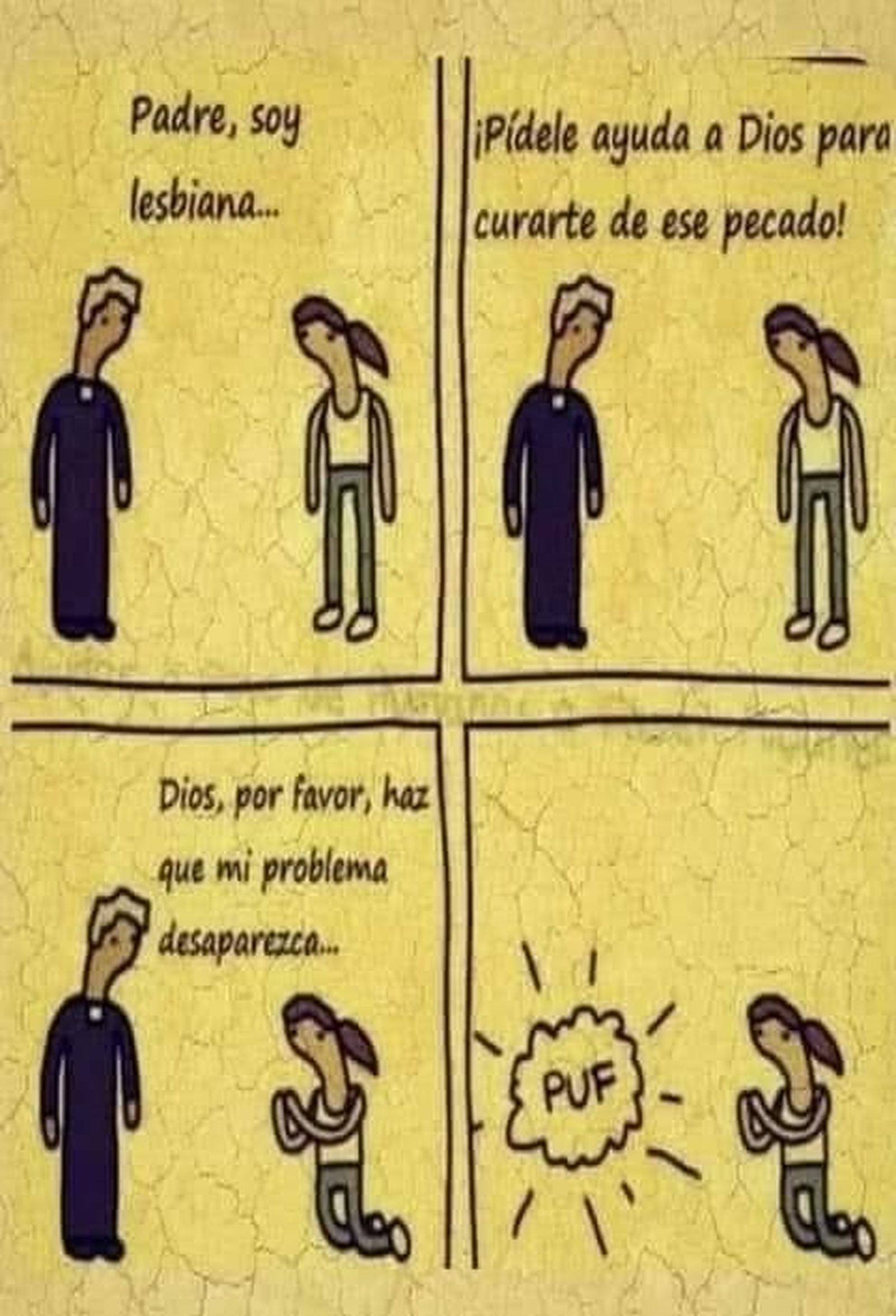 "Señor, que mi problema desaparezca"