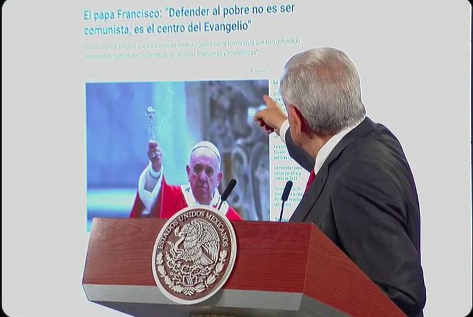 Presidente de México se defiende de críticas que realizó la Arquidiócesis de Guadalajara