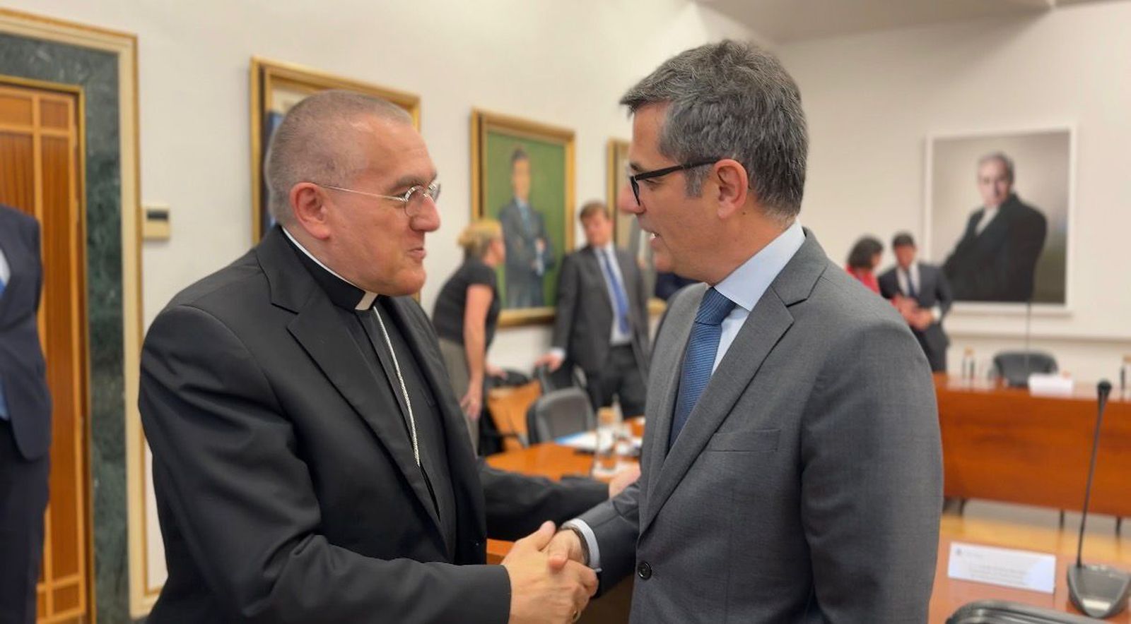 Bolaños, con el Nuncio, este miércoles