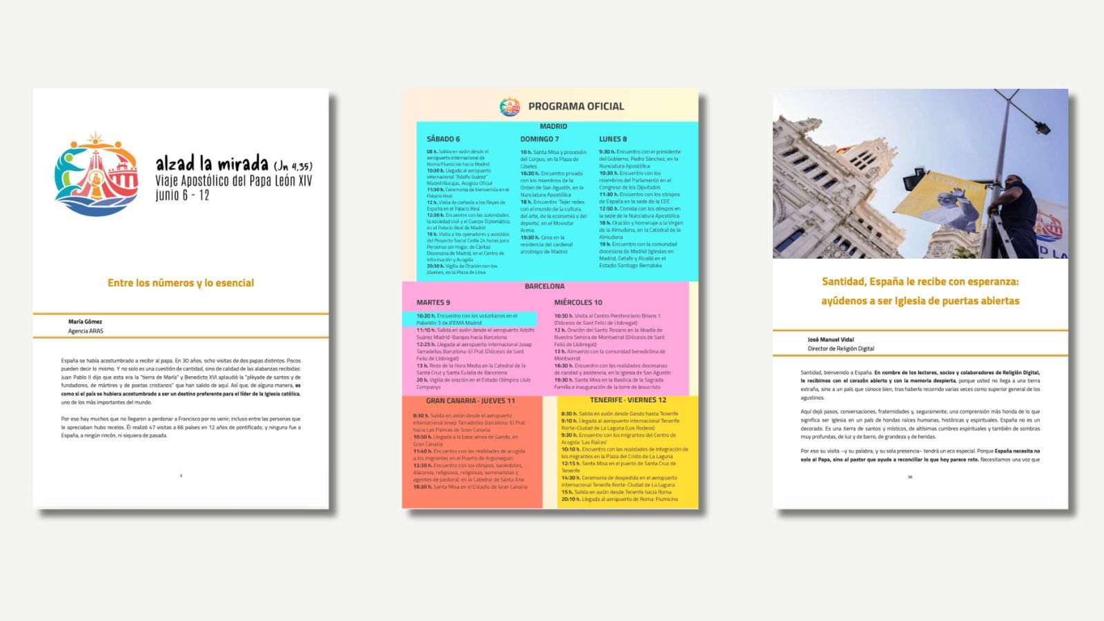 Algunas páginas de interior de la publicación
