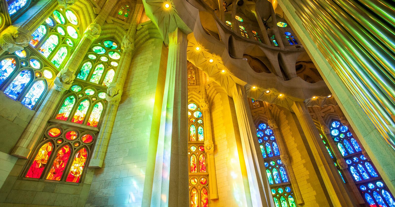 Interior de la Sagrada Familia