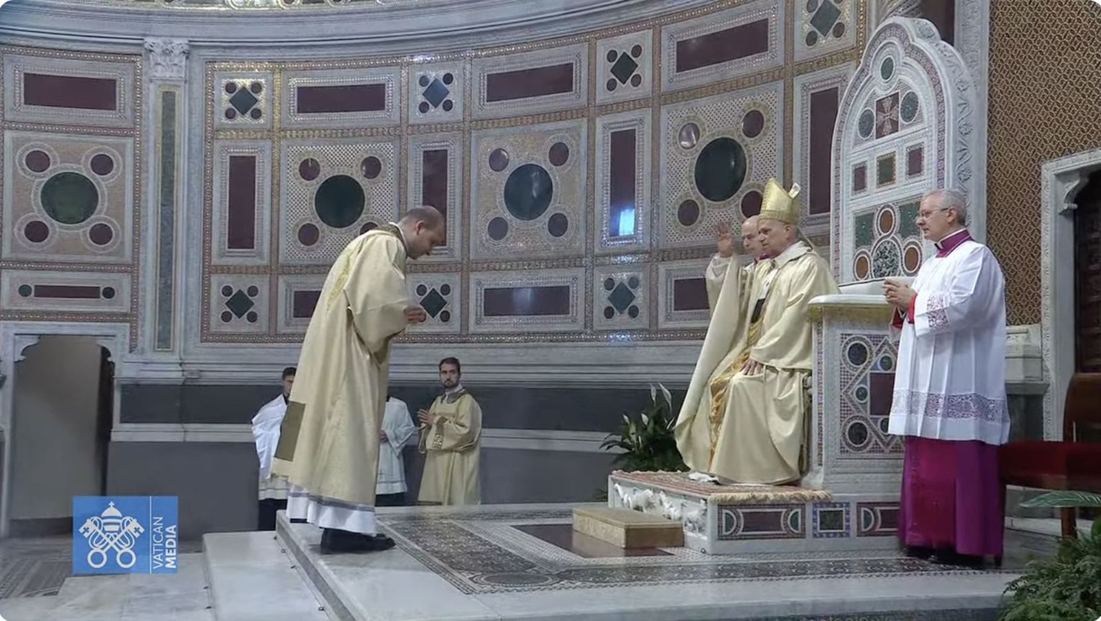 León XIV en san Juan de Letrán 4