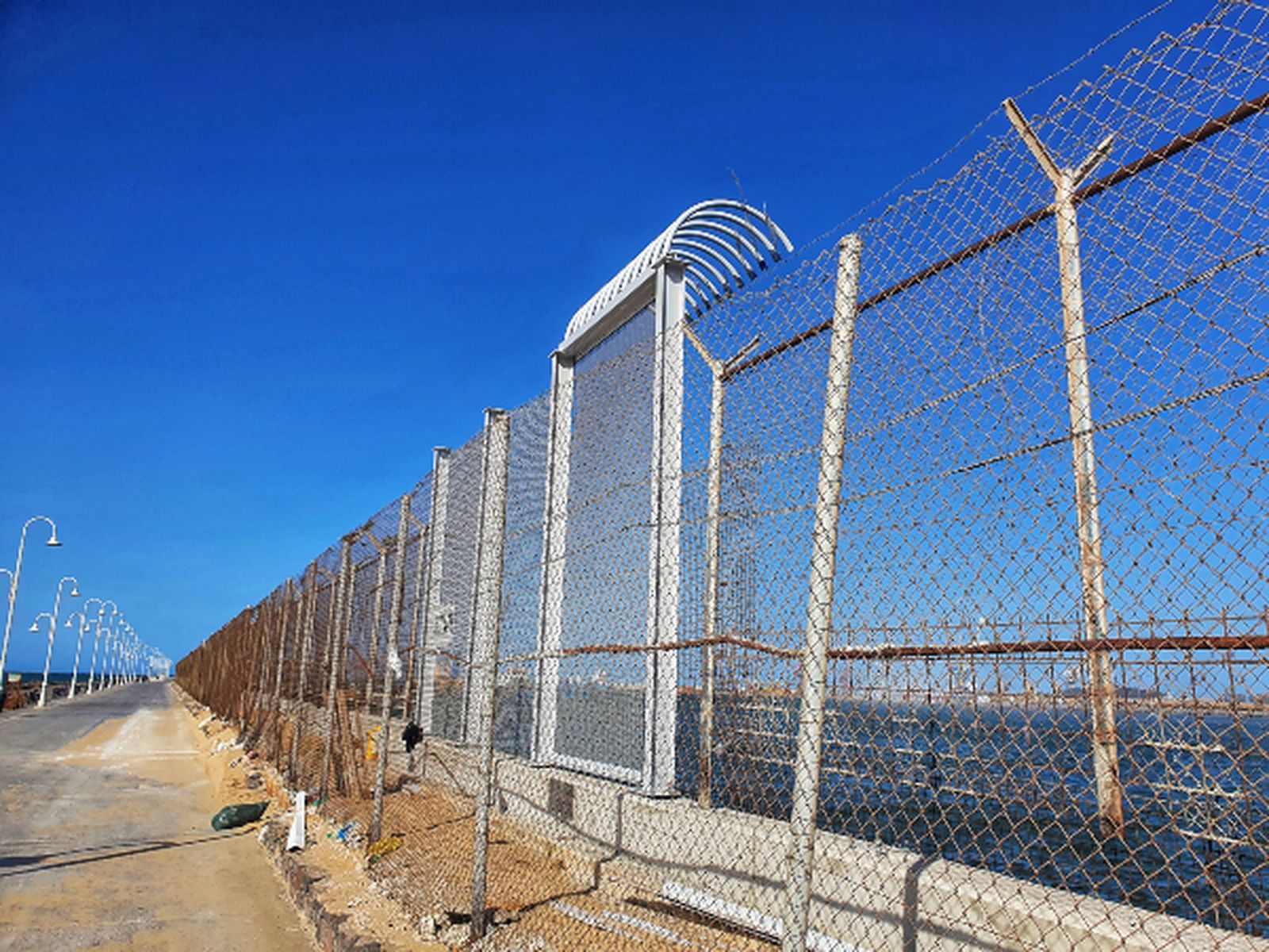 Las concertinas en Ceuta y Meilla