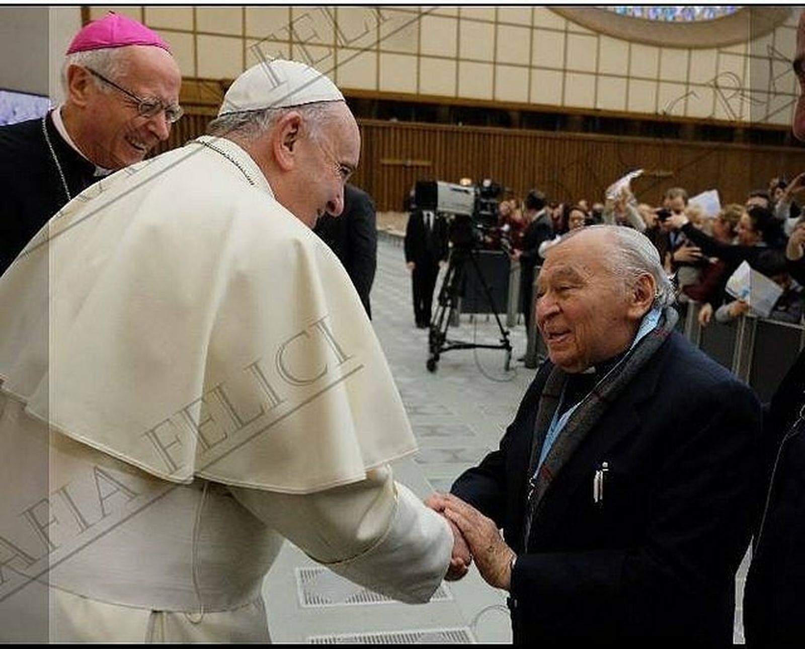 Gustavo Gutiérrez, con el Papa Francisco