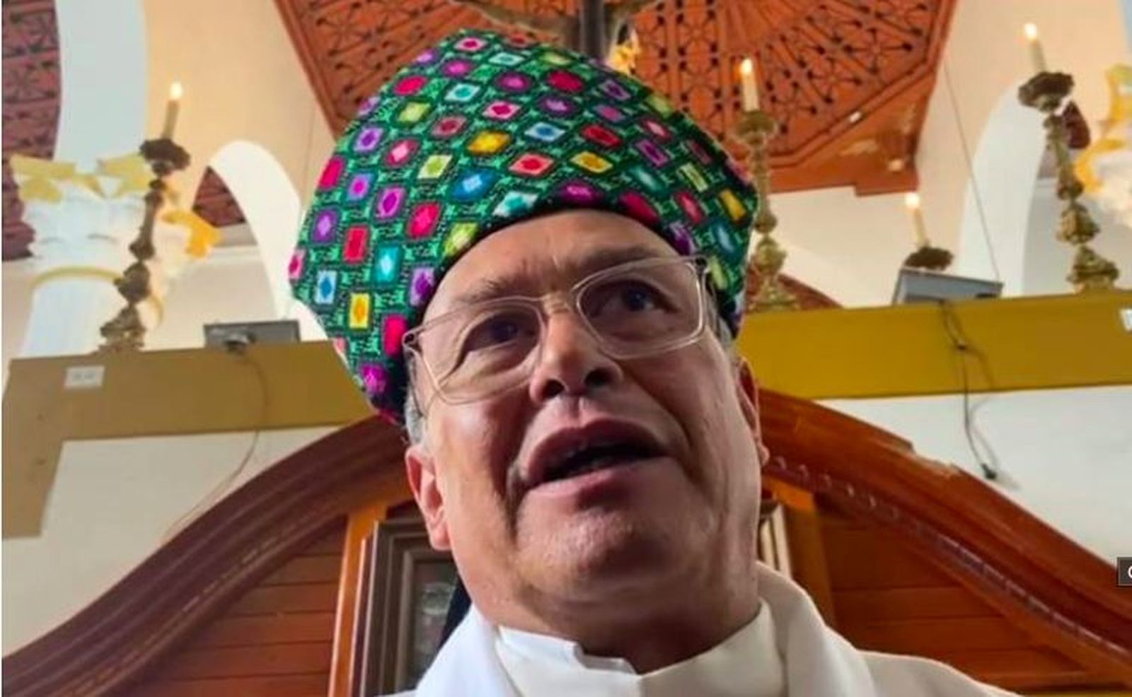 Existe vacío de autoridad en México: Obispo auxiliar de San Cristobal de las Casas