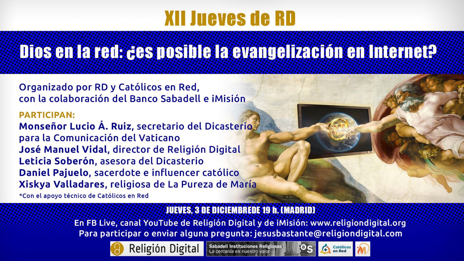 Los influencers católicos debaten sobre la evangelización en la red en los XII Jueves de RD