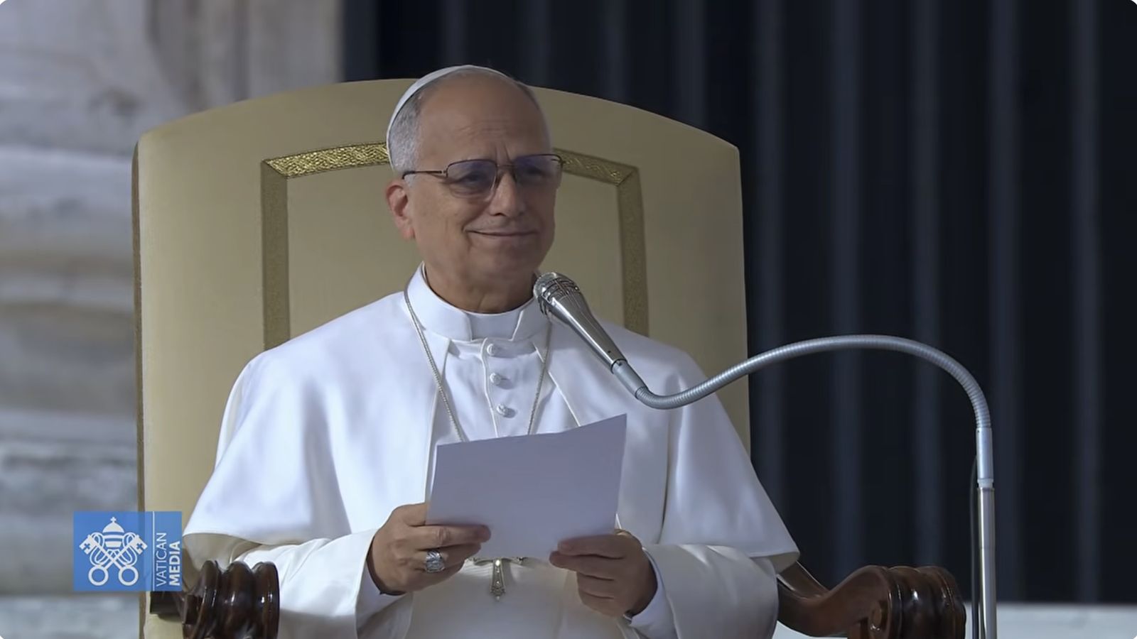 León XIV, en la audiencia