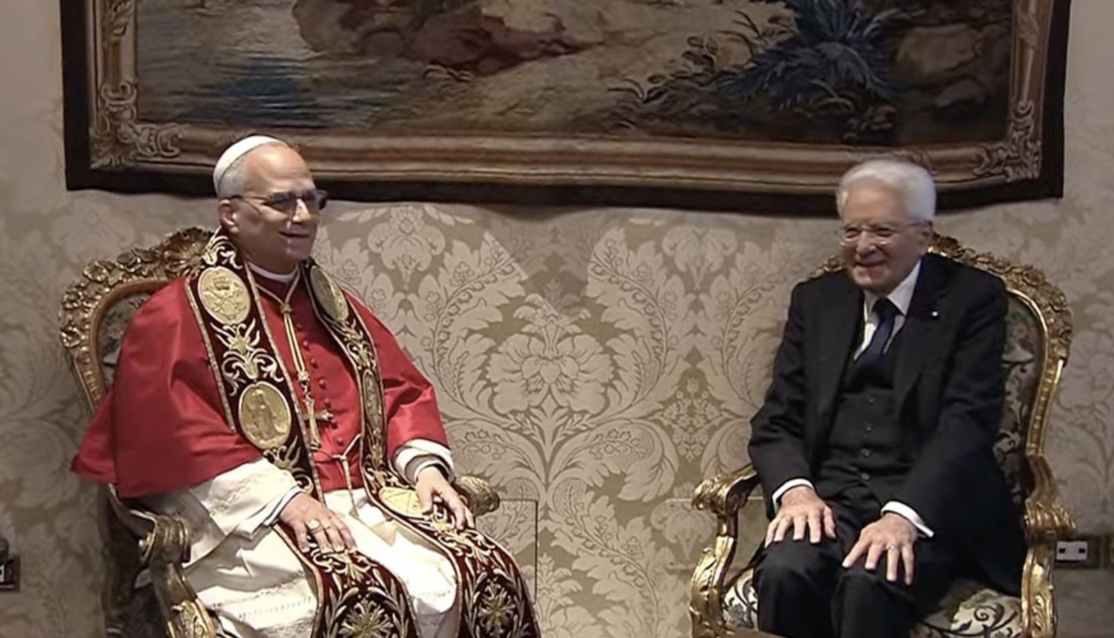 León XIV y Matarella