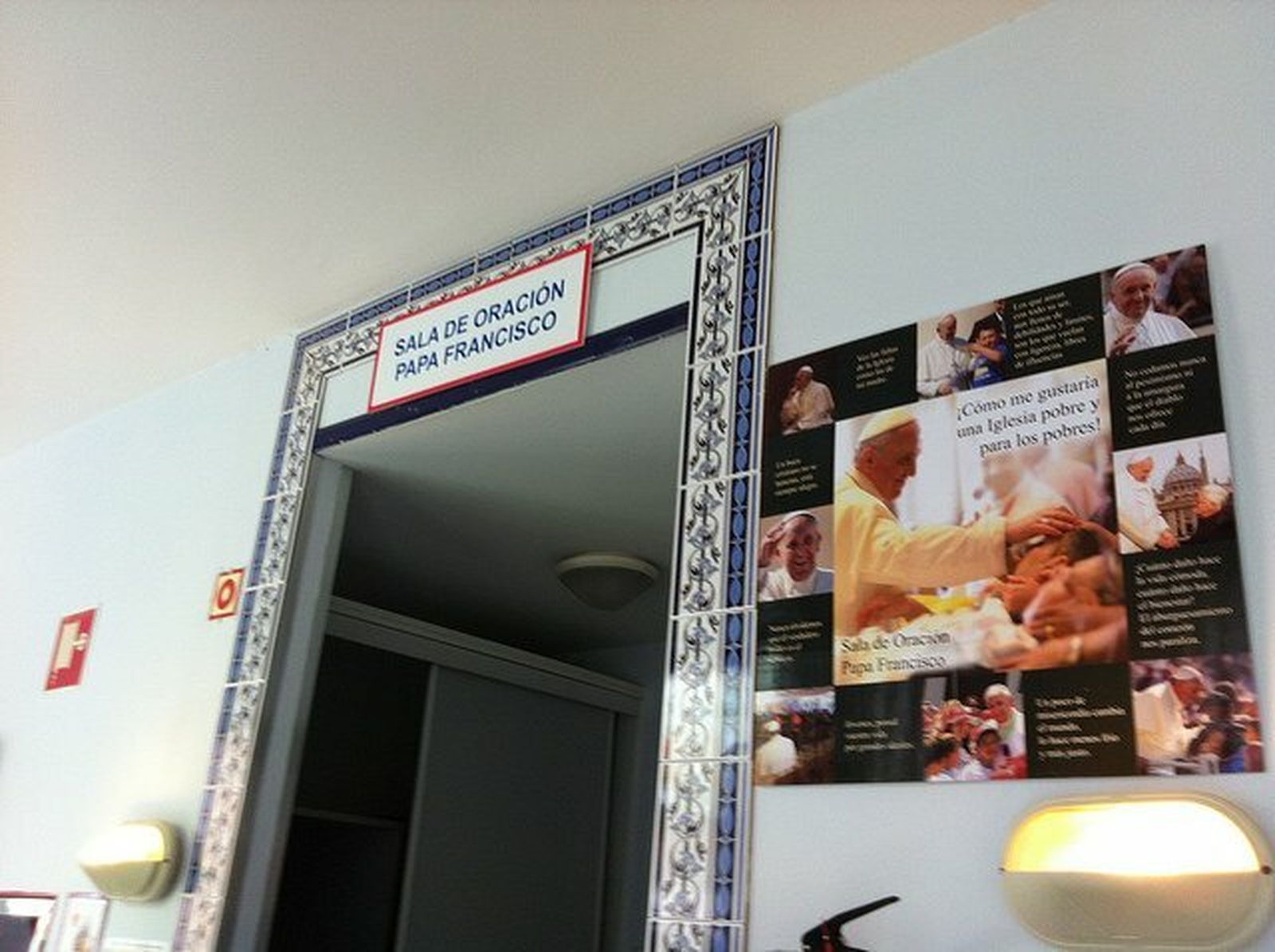Sala de oración Papa Francisco