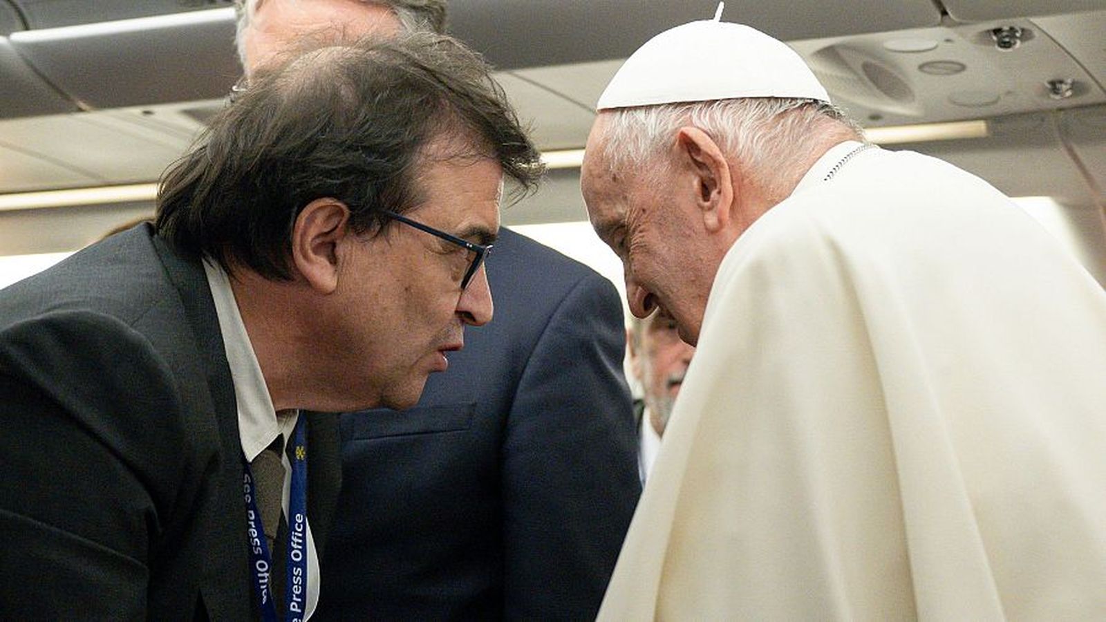 Javier Cercas y el papa Francisco