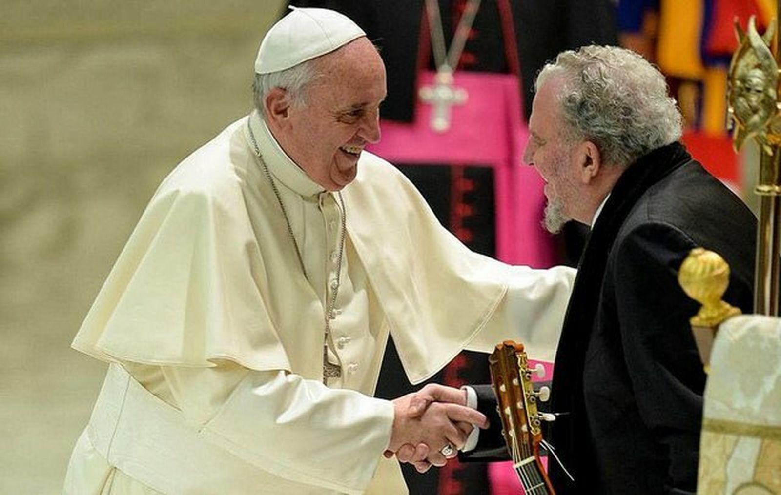 El Papa, con Kiko Argüello