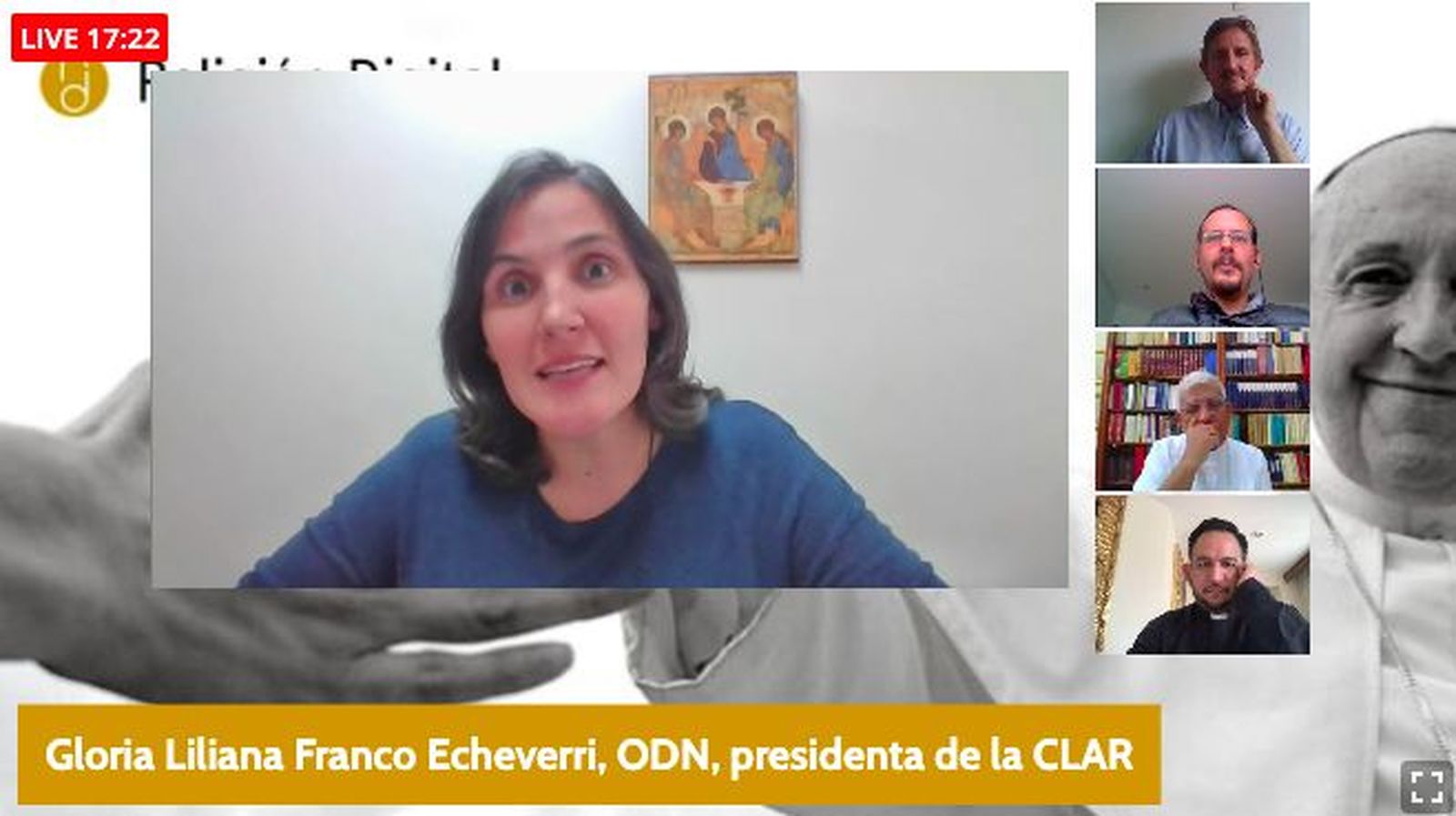 Gloria Franco, y el resto de intervinientes