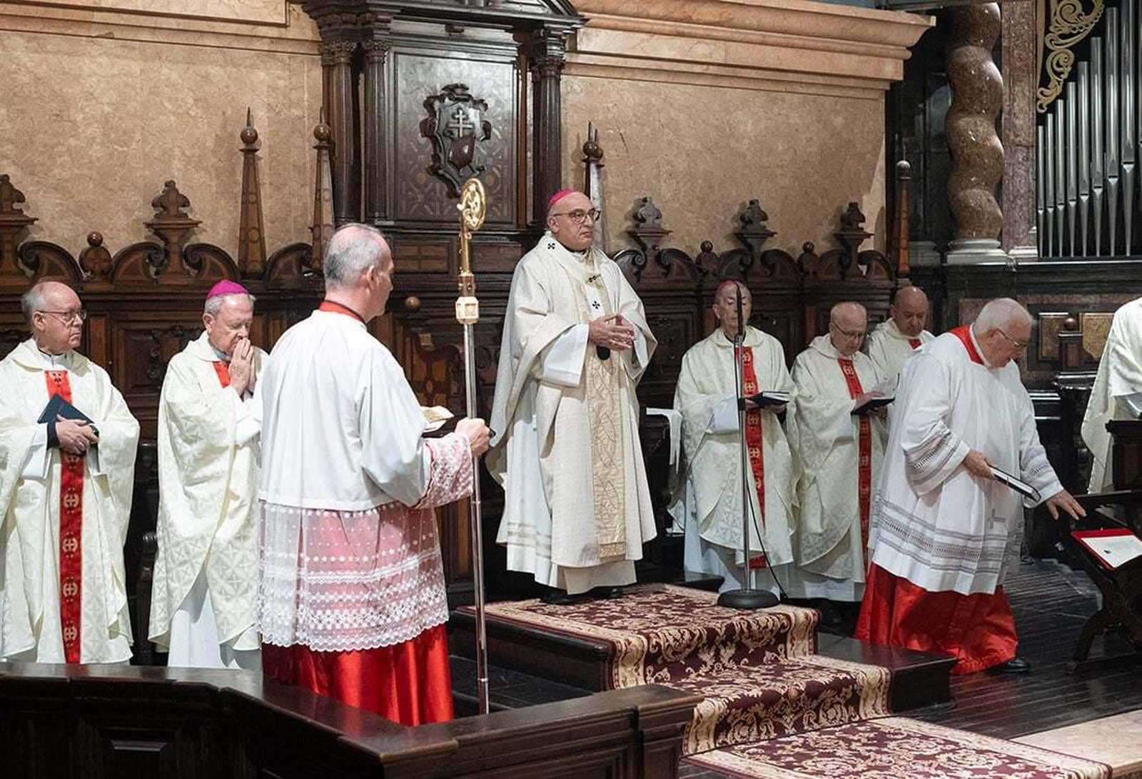 Enrique Benavent. Te Deum en la catedral de Valencia.