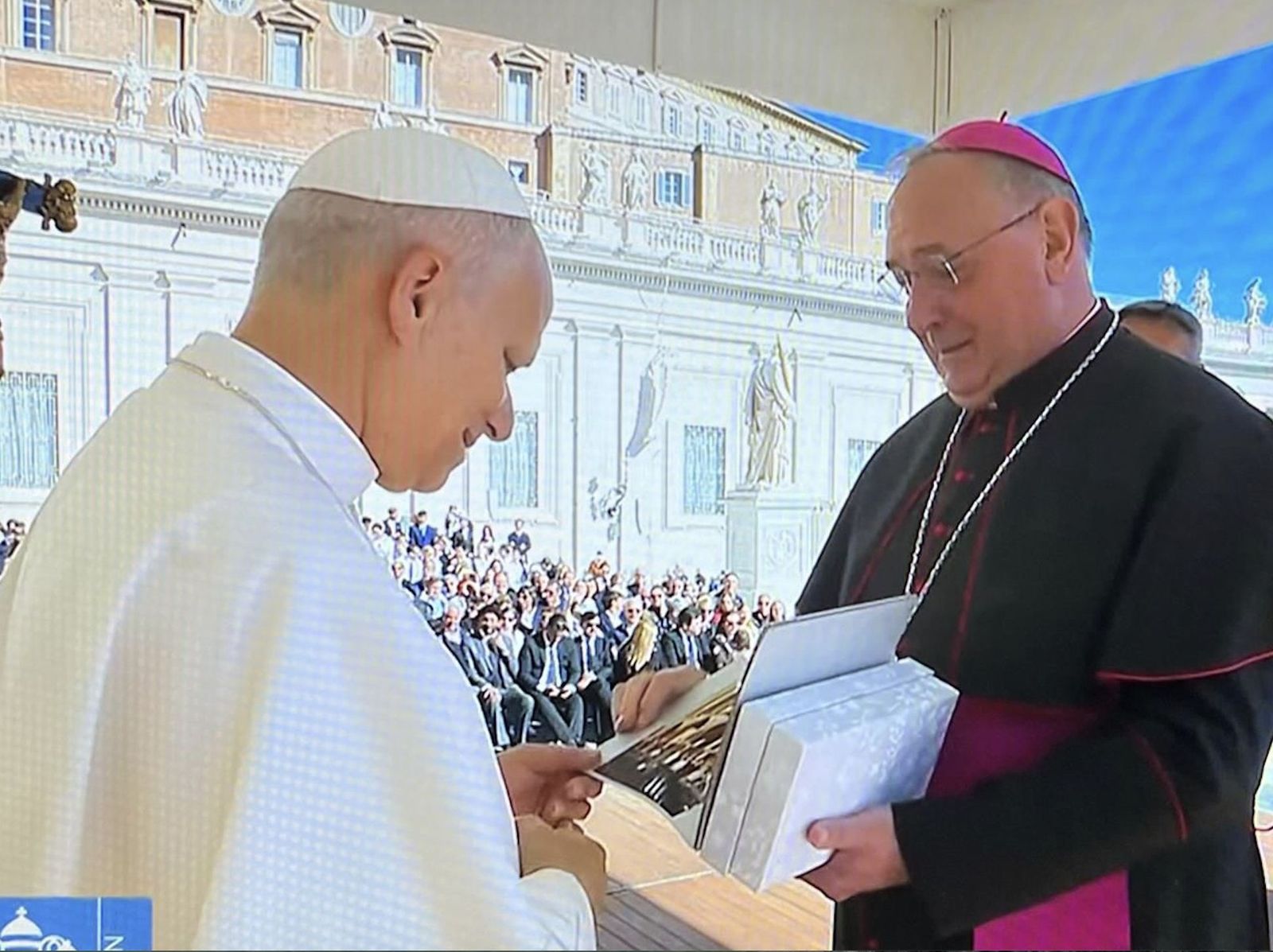 Luis Ángel de las Heras, con León XIV